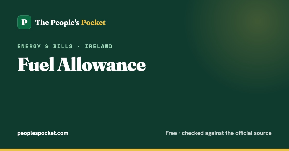 Fuel Allowance Ireland: €38 a Week Toward Winter Heating (2026) | The ...